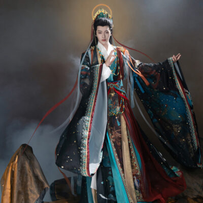 Couple Hanfu Set Immortal-Style Robes with Wuxia Aesthetic