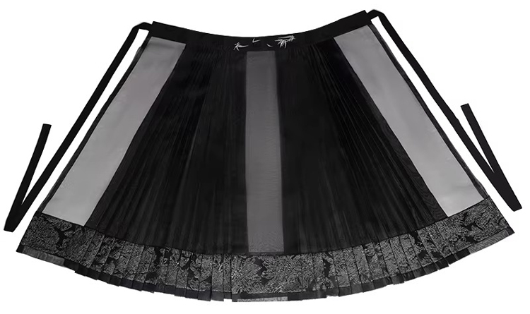 Everyday Women's Ming Dynasty Hanfu Mamian Skirt Fashionable Retro Set