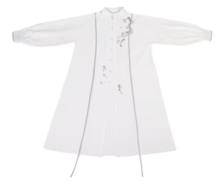 Fashionable Women Hanfu Inspired Outfit Songku for Spring