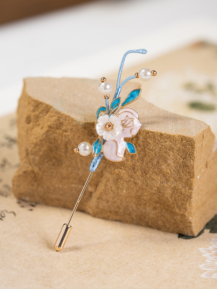 Hanfu Brooch Accessories Vintage Qipao Corsage Simple Clothing Accessories