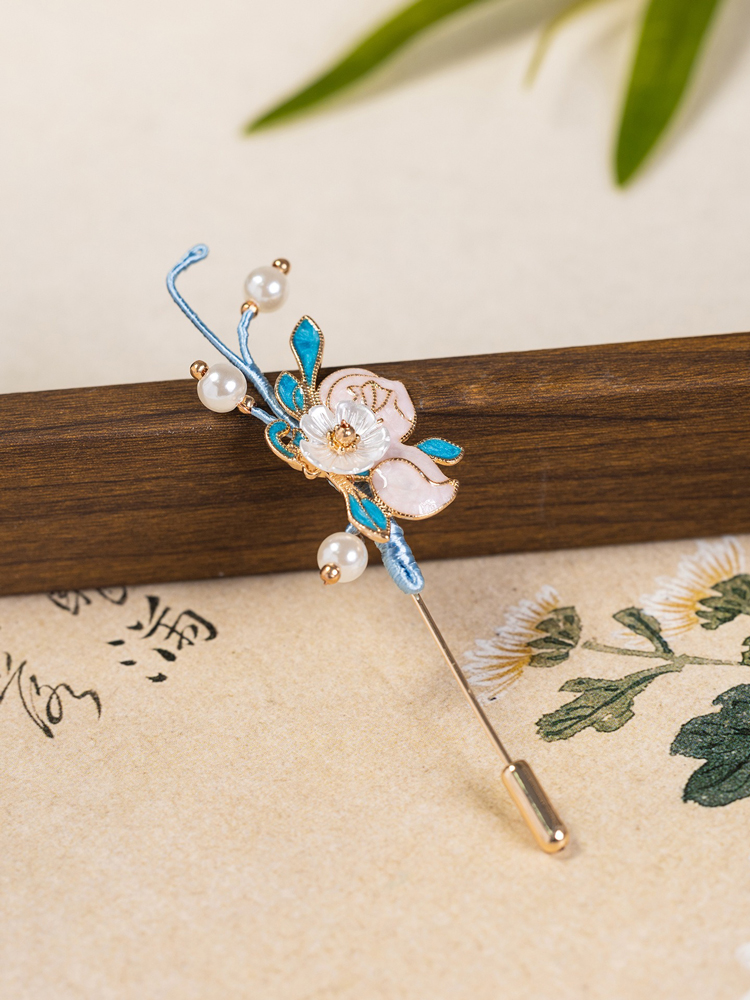 Hanfu Brooch Accessories Vintage Qipao Corsage Simple Clothing Accessories