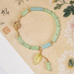 Hanfu Cufflinks Bamboo-Patterned Magnetic Cufflinks Wrist Accessories