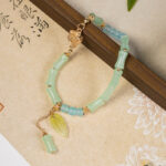 Hanfu Cufflinks Bamboo-Patterned Magnetic Cufflinks Wrist Accessories