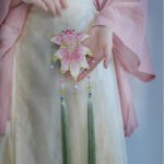 Hanfu Goldfish Pendant with Double-Sided Contrasting Embroidery Classic Accessories