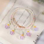 Hanfu Necklace Purple Yingluo Ethereal Spring Ancient Style Accessory