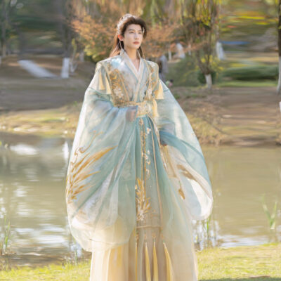 Martial Arts Couple Costumes Drama Xianxia Gorgeous Hanfu Embroidered Sets