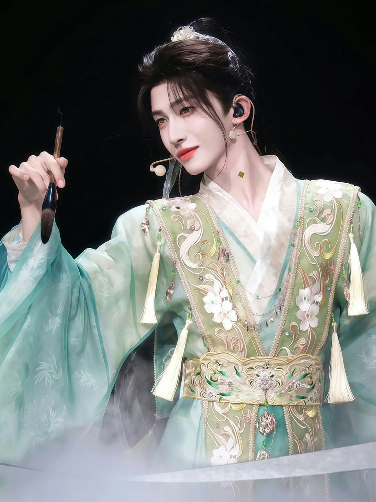 Martial Arts Couple Costumes Drama Xianxia Gorgeous Hanfu Embroidered Sets