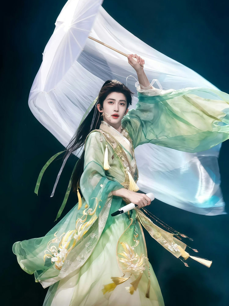 Martial Arts Couple Costumes Drama Xianxia Gorgeous Hanfu Embroidered Sets