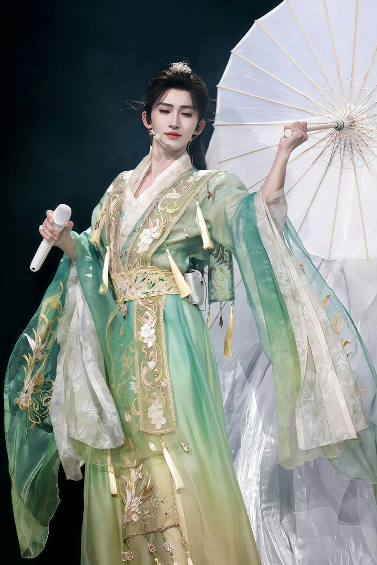 Martial Arts Couple Costumes Drama Xianxia Gorgeous Hanfu Embroidered Sets