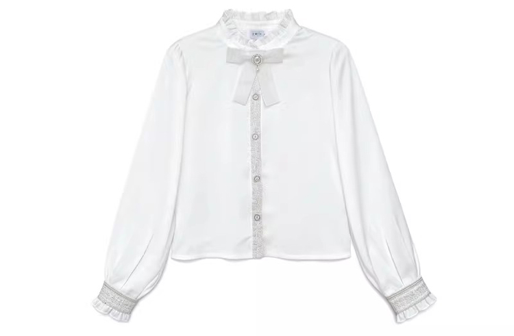 Ming Dynasty Style Hanfu Set Fashionable Pleated Skirt for Girls Everyday Spring Wear