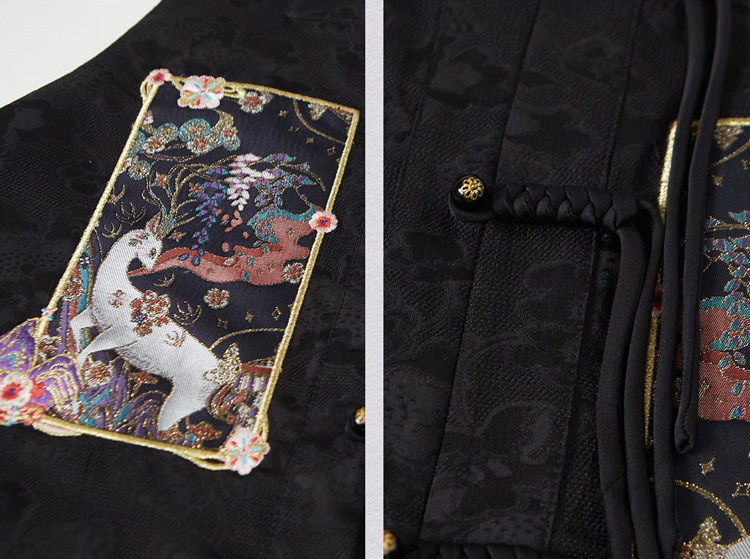 Modern Woman Ming Dynasty Style Short Hanfu Mamian Qun