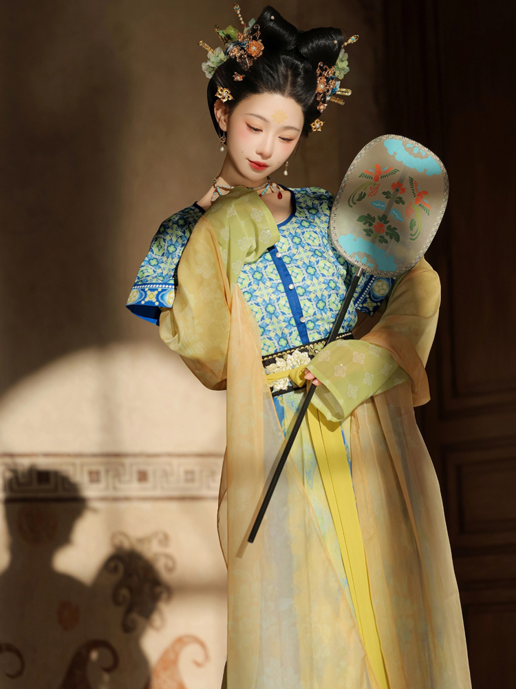 New Women Tang Dynasty Hanfu Qiyao Ruqun Spring Classical Dress