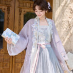 Song Dynasty Style Women Hanfu Summer Casual Retro Artistic Set