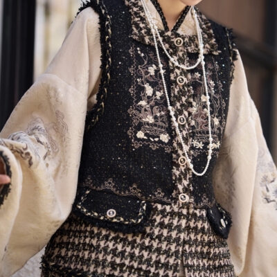 Spring Ming Dynasty Style Hanfu Set Black Fashionable Hanyuansu Women Attire