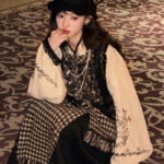 Spring Ming Dynasty Style Hanfu Set Black Fashionable Hanyuansu Women Attire