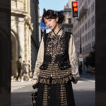 Spring Ming Dynasty Style Hanfu Set Black Fashionable Hanyuansu Women Attire