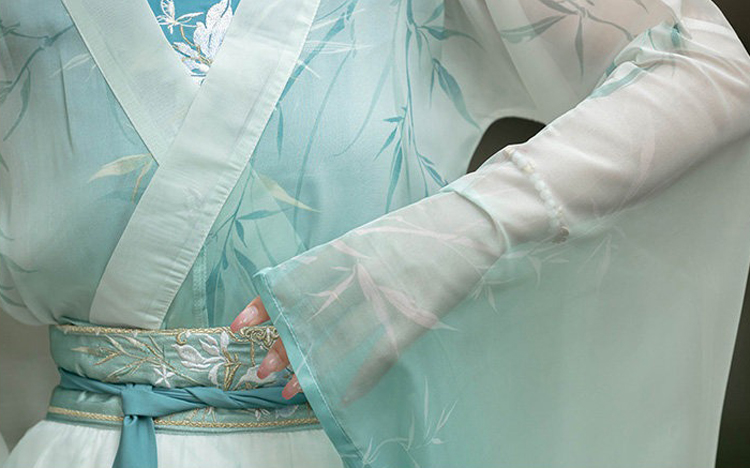 Spring Women Hanfu Qiyao Ruqun Wuxia Cape