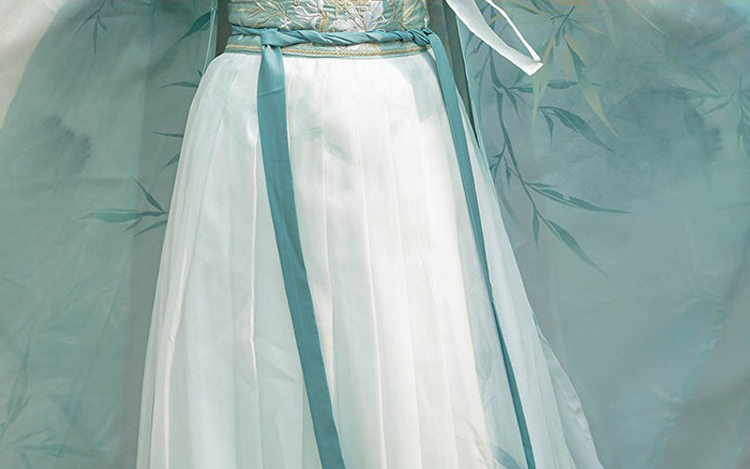 Spring Women Hanfu Qiyao Ruqun Wuxia Cape