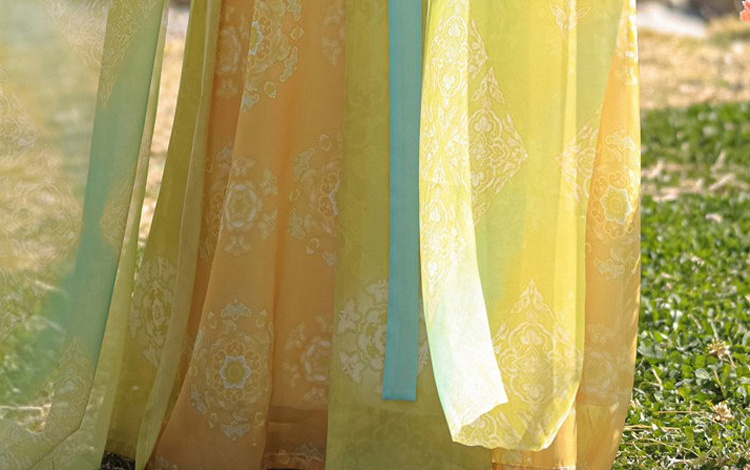 Spring Women Hanfu Stunning Tang Dynasty Qixiong Shanqun Set