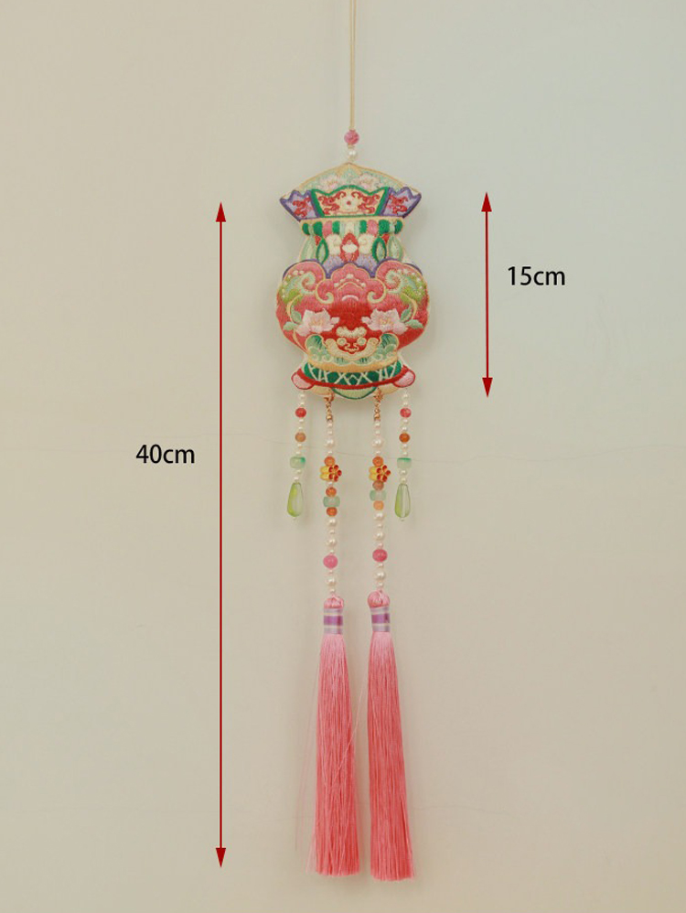 Traditional Hanfu Fragrance Pouch with Long Tassels