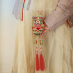 Traditional Hanfu Fragrance Pouch with Long Tassels