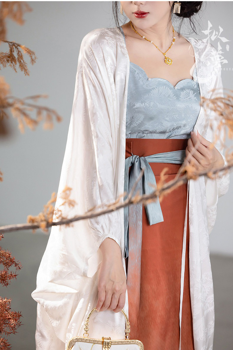 Traditional Song Dynasty Style Women Hanfu Summer Casual Skirt