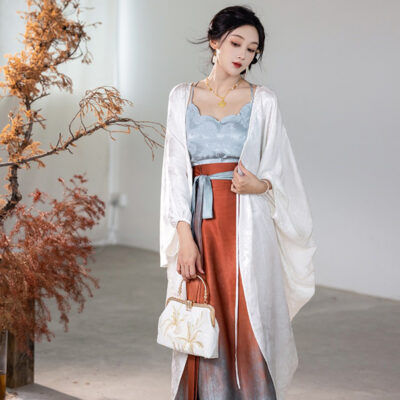 Traditional Song Dynasty Style Women Hanfu Summer Casual Skirt