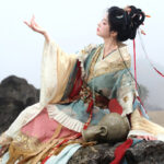 Wei-Jin Dynasty Women Hanfu Lavish High-End Set with Wide Sleeves Ruqun