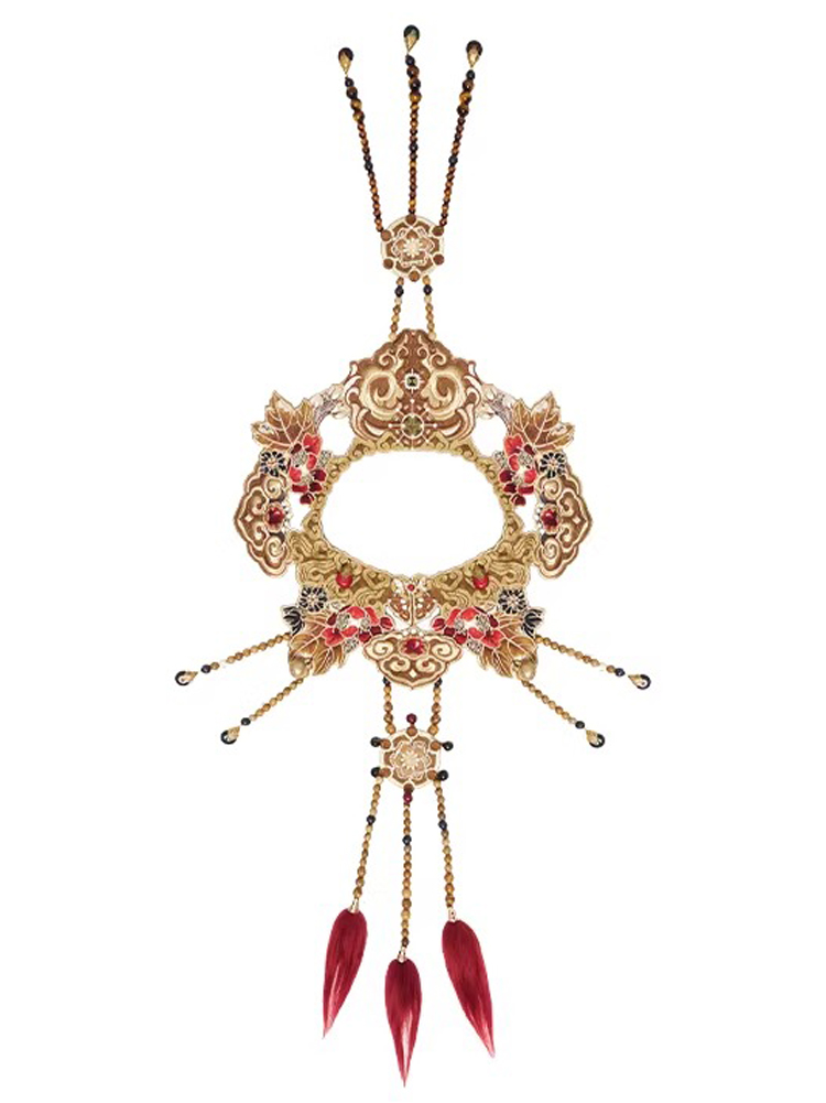 Women Ming Dynasty Hanfu Noble Mamian Qun Ensemble for Horse Year