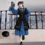 Women Spring Fashion Ming Dynasty-Inspired Hanfu Style Dress