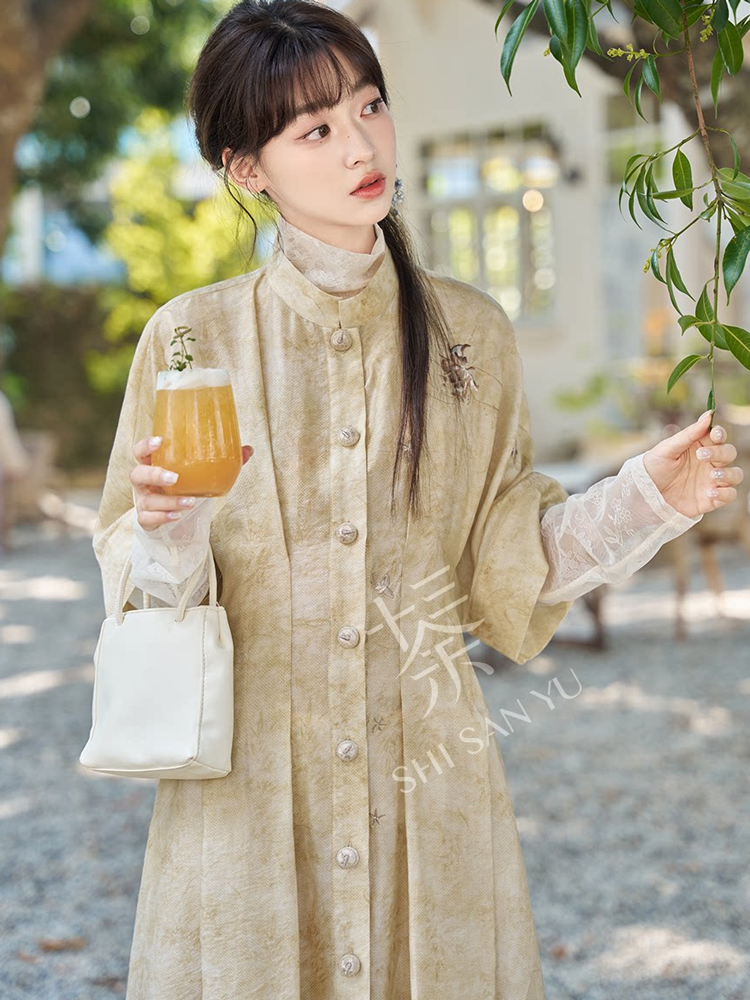 Song Dynasty Style Women Hanfu Summer Casual Retro Artistic Set