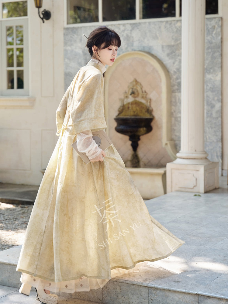 Song Dynasty Style Women Hanfu Summer Casual Retro Artistic Set