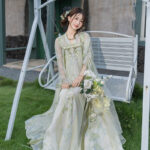 Women Spring Hanfu Tang Dynasty Style Qixiong Shanqun Casual Cute Set