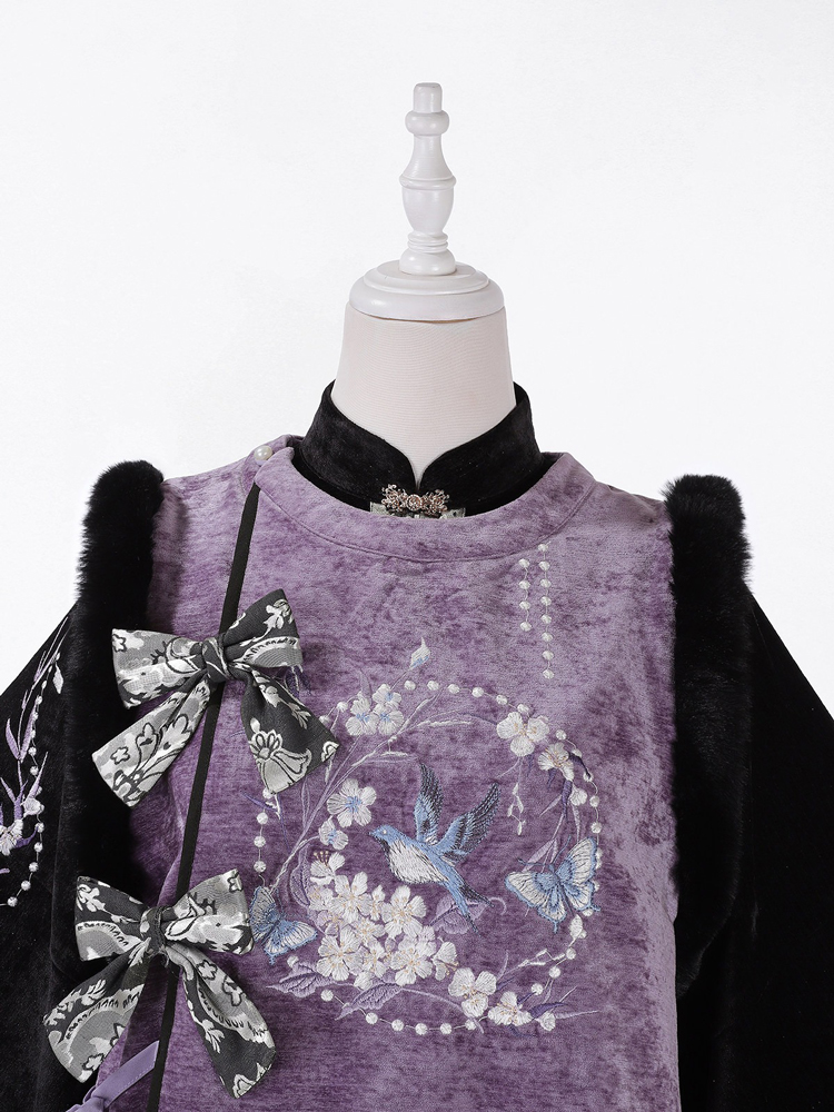 Women Winter Hanfu Thickened Fashionable Ming Dynasty Style Set