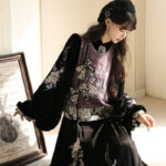 Women Winter Hanfu Thickened Fashionable Ming Dynasty Style Set