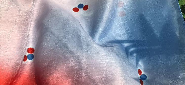 Classic Tang Dynasty Spring Red Hanfu Set in Tencel