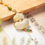 Classical Hanfu Accessory Song Brocade Craftsmanship Ya Jin Qipao Ornament