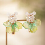 Hanfu Hair Accessory Fresh Green Goldfish Hair Clip Cute Style