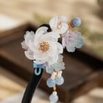 Hanfu Plum Blossom Wooden Hairpin for Women Ancient-Style Qipao Hair Accessory