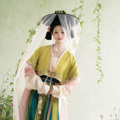 Traditional Tang Dynasty Hanfu Set Everyday Spring Women Attire