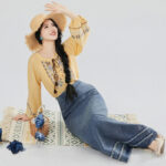 Women Casual Hanfu Outfits for Spring Outings in a Vacation Style