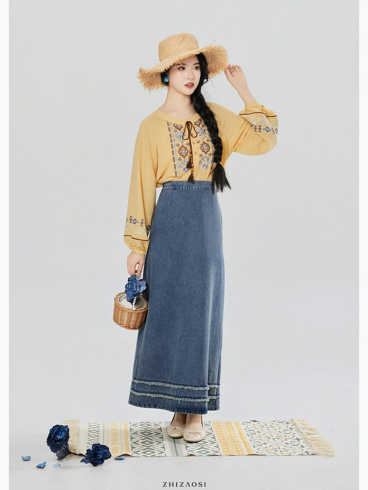 Women Casual Hanfu Outfits for Spring Outings in a Vacation Style