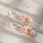 Women Hanfu-Style Osmanthus Tassel Earrings Vintage Accessories