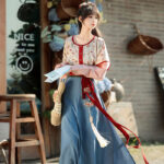 Women Hanfu Tang Dynasty Style Qiyao New Spring Collection for Everyday Wear