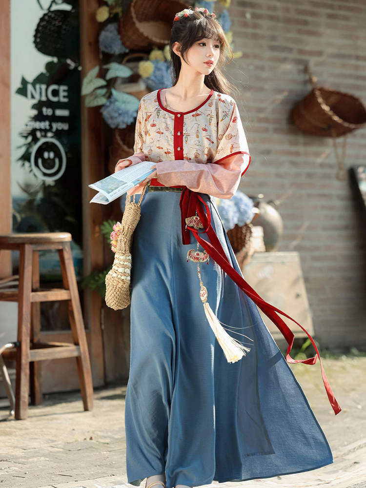 Women Hanfu Tang Dynasty Style Qiyao New Spring Collection for Everyday Wear