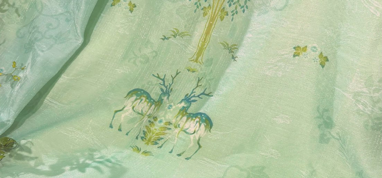 Women Spring Green Tang Dynasty Qixiong Shanqun Hanfu Set 