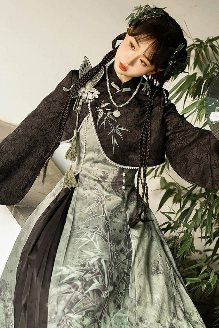 Fashionable Women Hanfu Spring Casual Set with Chinese-inspired Elements