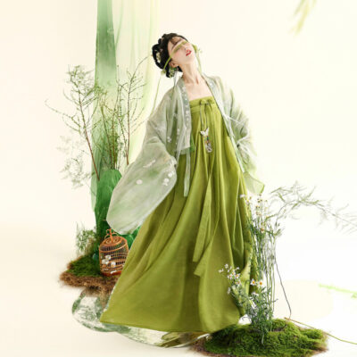 Summer Women Tang Dynasty Hanfu Famensi Style Qixiong Shanqun