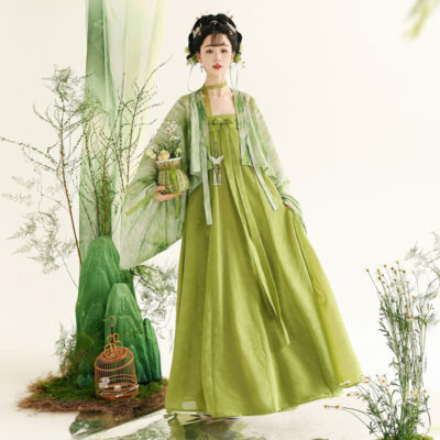 Summer Women Tang Dynasty Hanfu Famensi Style Qixiong Shanqun