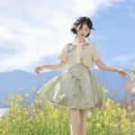 Women Summer Hanfu Casual Slip Dress Cute Fashionable Style